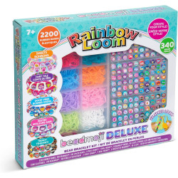 Rainbow Loom Beadmoji Deluxe Kit Bracelet Maker with Unique Messaging Beads
