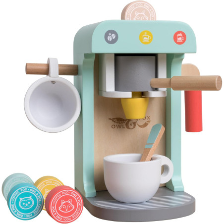 Owl & Fox Wooden Coffee Machine