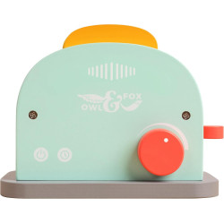 Owl & Fox Wooden Toaster Set