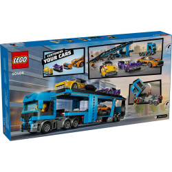 LEGO City Car Transporter Truck with Sports Cars Toy 60408