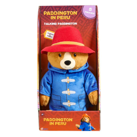 Classic Paddington Bear in Peru Talking Soft Toy
