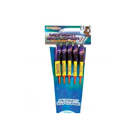 Cosmic Midnight Explorer Rocket 5 Pack