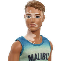 Barbie Ken Fashionistas Doll 192 Brown Hair Vitiligo