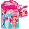 YUMMILAND Lipgloss Doll - Bianca Bubblegum - Scented Character Doll with DIY Lipgloss Kit