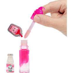 YUMMILAND Lipgloss Doll - Bianca Bubblegum - Scented Character Doll with DIY Lipgloss Kit