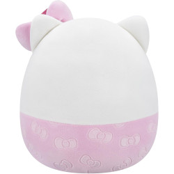 Squishmallows Original Sanrio 8-Inch 50th Anniversary Pink Embossed Hello Kitty – Official Plush
