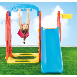 Dolu 4-in-1 Playground, Swing and Slide Set  3023