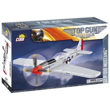 Top Gun Maverick Mustang P-51D brick plane model - COBI 5847 - 150 bricks