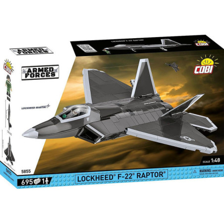 Armed Forces Lockheed F-22 Raptor COBI 5855 1:48 695 bricks