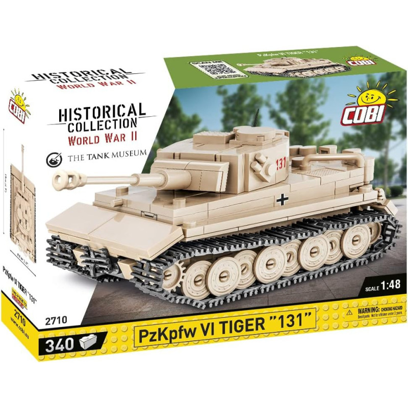 Historical Collection COBI PzKpfw VI Tiger 131 Set 2710 1:48 340 bricks