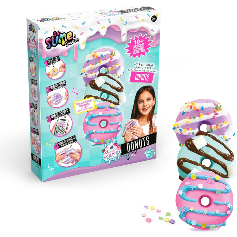 So Slime Sensations Sugary Crush Donuts