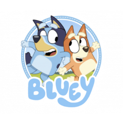 Bluey 4 Pack Figures - Bluey & Family