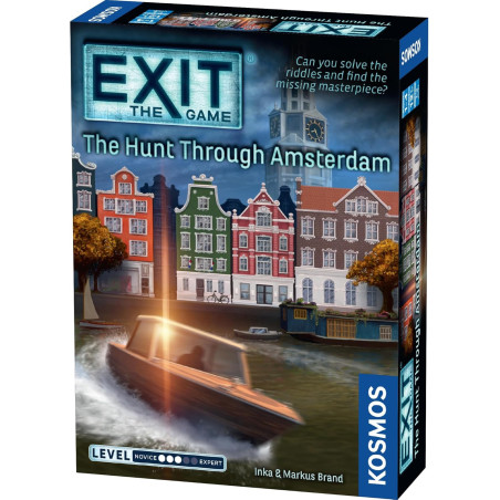 Thames & Kosmos EXIT: The Hunt Through Amsterdam Escape Room Card Game
