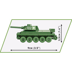 Historical Collection World War II 3088 COBI T-34/76 Tank 101 bricks