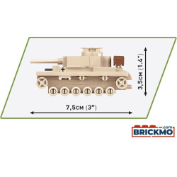 Historical Collection World War II 3090 COBI Panzer III Ausf. L Tank 82 bricks