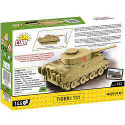 Historical Collection World War II 3095 COBI Tiger I 131 Tank 144 bricks