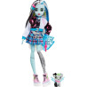 Monster High Doll Frankie Stein and Pet Dog Posable Fashion Doll