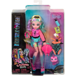 Monster High Doll Lagoona Blue and Pet Piranha Posable Fashion Doll
