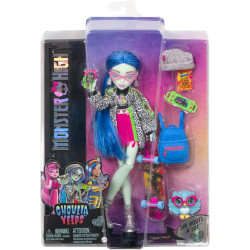Monster High Doll Ghoulia Yelps with Sir Hoots-A-Lot Posable Fashion Doll