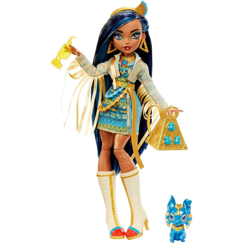 Monster High Doll Cleo De Nile with Tut Posable Fashion Doll