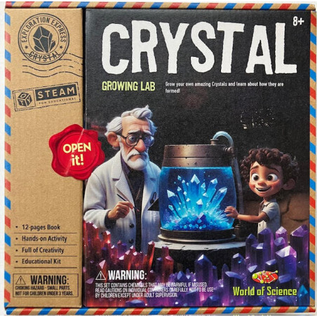 World of Science Crystal Growing Lab Kit