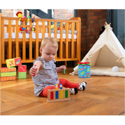Galt Pop-Up Toy - Colourful Wooden Sensory Toy