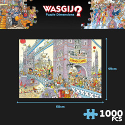 Wasgij Retro Mystery 8 The Final Hurdle - 1000 Piece Jigsaw Puzzle