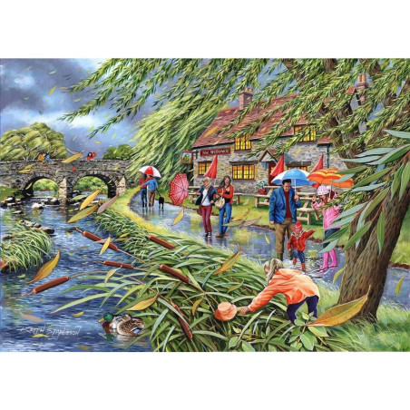 The House of Puzzles - Wind at the Willows - 1000 Piece Jigsaw Puzzle