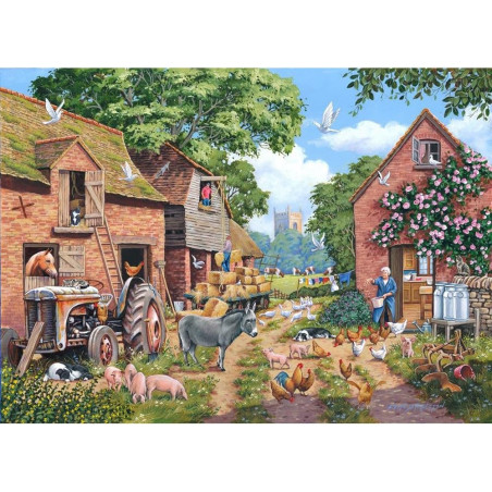 The House of Puzzles - Farm Focus - 1000 Piece Jigsaw Puzzle