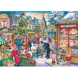 The House of Puzzles - Christmas Shopping - 500 Piece Jigsaw Puzzle