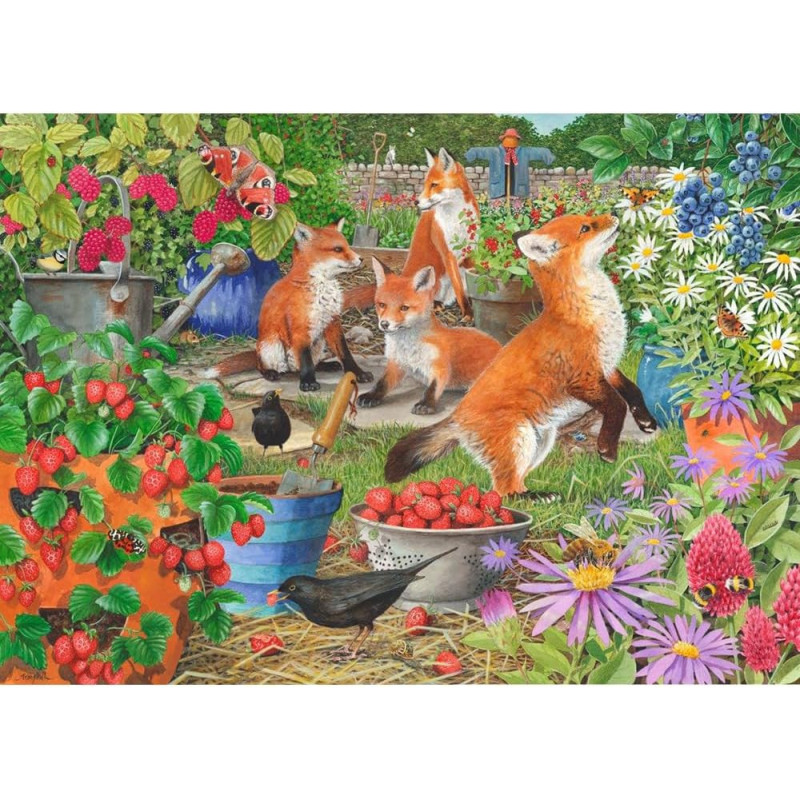 The House of Puzzles - Foxy Ladies - 1000 Piece Jigsaw Puzzle