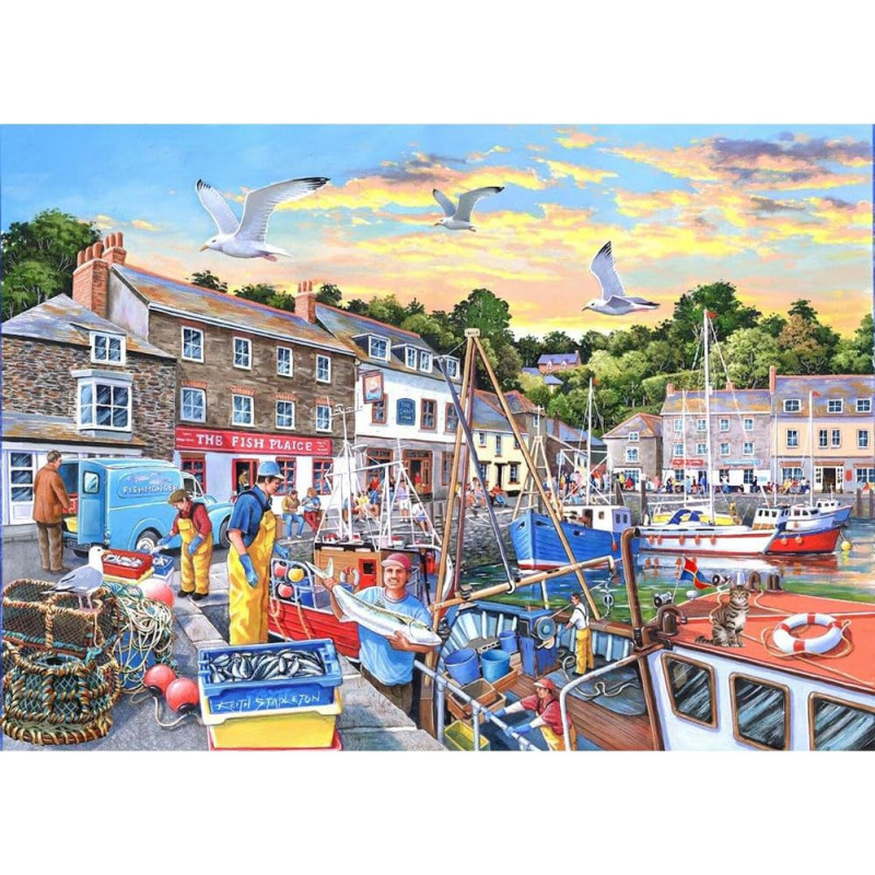 The House of Puzzles - No. 26 Catch of the Day Jigsaw - 1000 Piece Jigsaw Puzzle