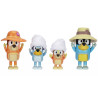 Bluey Holiday Figure 4 Pack Family Trip