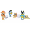 Bluey Holiday Figure 4 Pack Family Trip