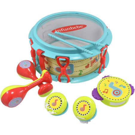 Infunbebe Baby My 1st Drumset KandyToys