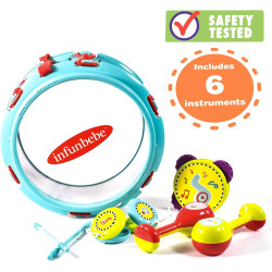 Infunbebe Baby My 1st Drumset KandyToys