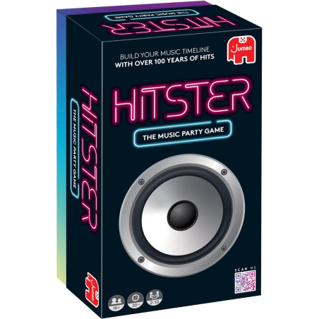 Hitster - The Music Party Board Game, Fun Music Quiz Card Game