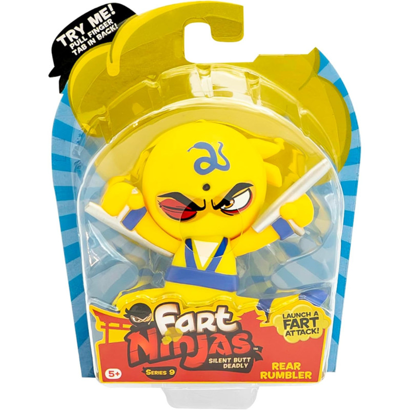 Fart Ninjas Rear Rumbler Series 9 Collectible Figures