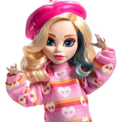 Monster High Wednesday Posable Fashion Doll and Accessories, Enid Sinclair Collectible