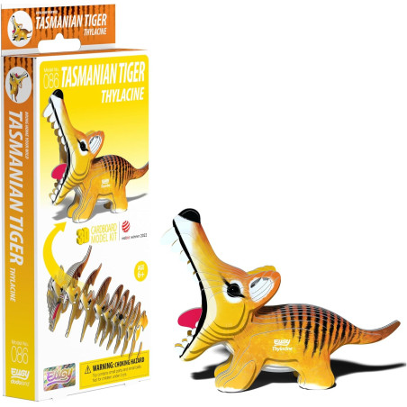 Eugy Build Your Own 3d Models Tasmanian Tiger  086