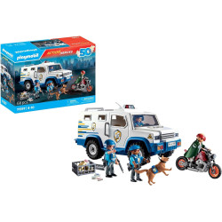 Playmobil 71597 Action Heroes 50: Police Money Transporter