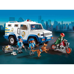 Playmobil 71597 Action Heroes 50: Police Money Transporter