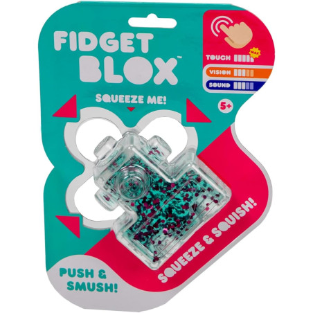 Fidget Blox - Touch, Squeeze And Squish! Sensational Sensory Experience- Green