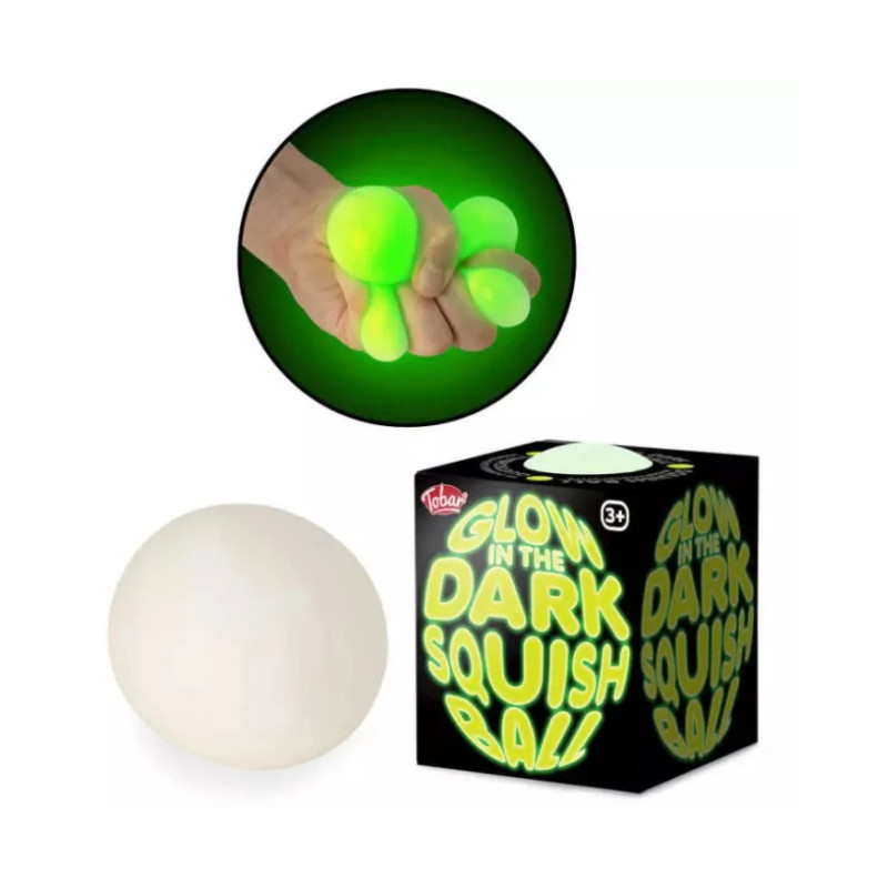 Scrunchems Glow in the Dark Squish Ball Fidget Toy