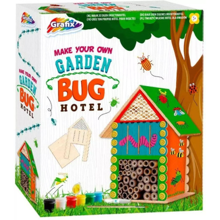 Make & Paint Your Own Garden Bug Hotel Wildlife Craft Kit