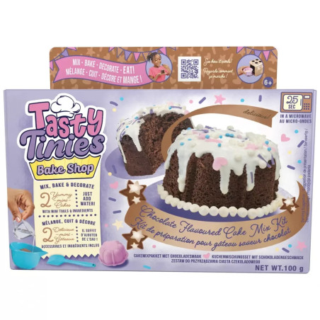 Tasty Tinies Bake Shop Cake Mix- Chocolate Flavour with Vanilla Frosting