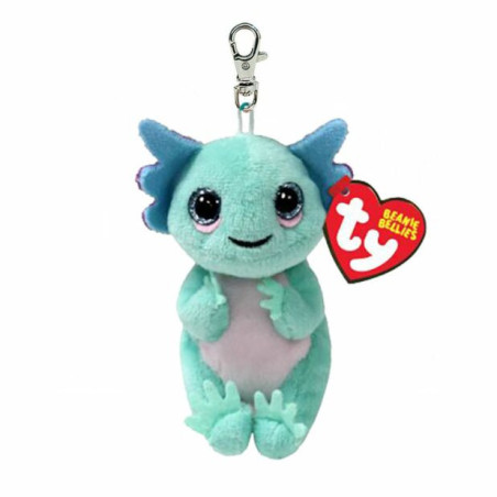 TY Alex Axolotl Beanie Bellies Soft Plush Small Clip Toy