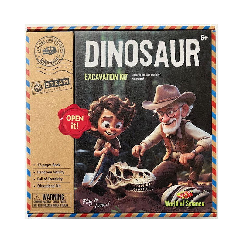 World of Science Dinosaur Excavation Kit