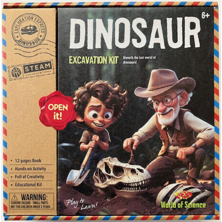 World of Science Dinosaur Excavation Kit