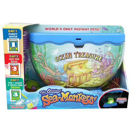 Sea Monkeys Ocean Treasure with LED Light- Random Pick Supplied